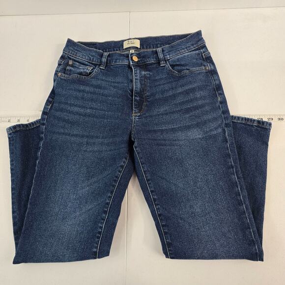 DL1961 Jeans Mila Cigarette slim straight jeans size 30 blue 6254 - Picture 1 of 12